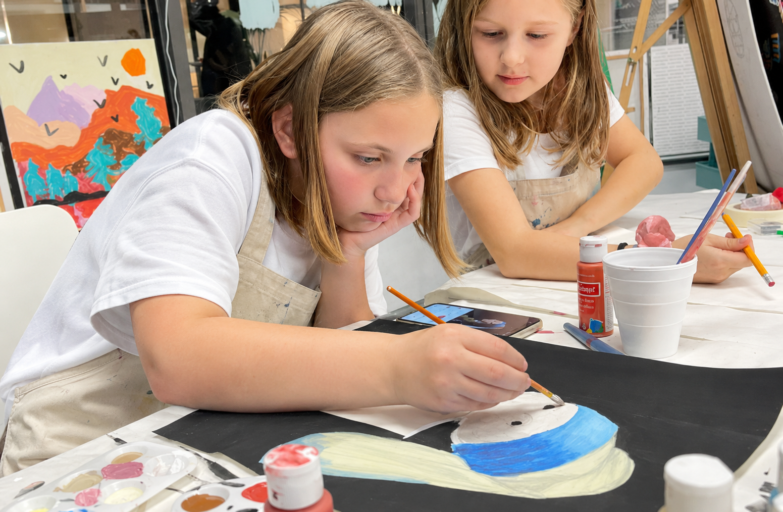 Young Artists at Art Studio By Olga